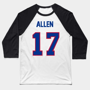 Josh Allen Jersey Shirt Buffalo Bills T-Shirt Baseball T-Shirt